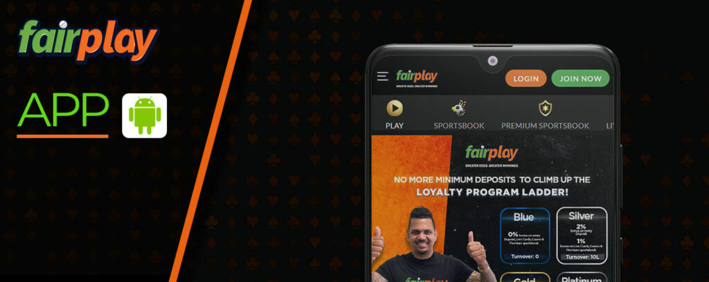 official mobile app fairplay for android system (apk)